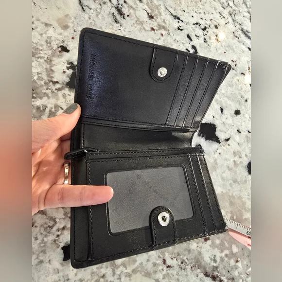 Michael Kors Black Logo Wallet - Picture 5 of 7